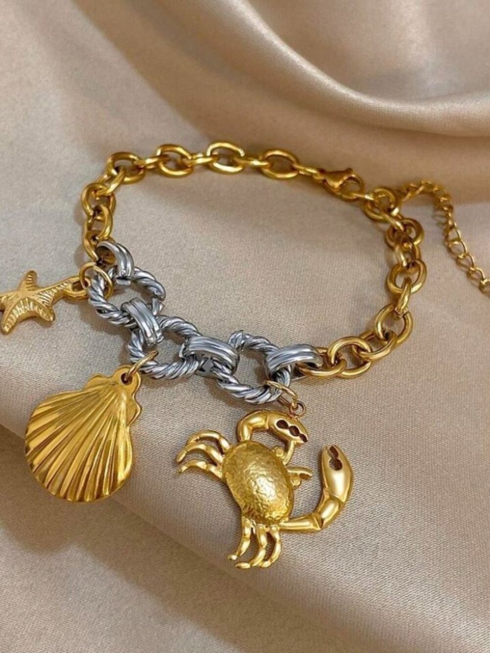 CrabCharm Bracelet1754